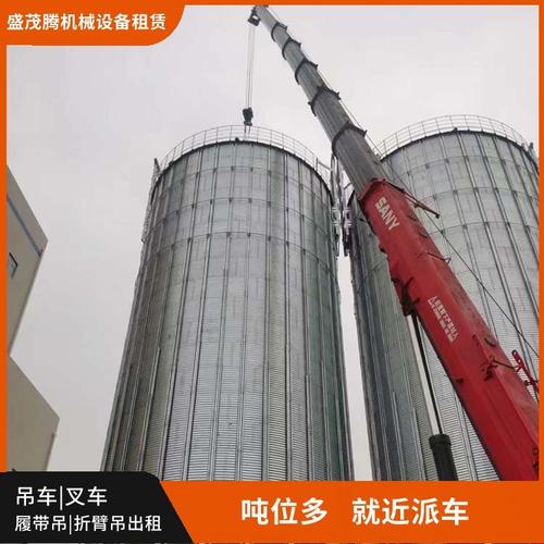 太原古交市大小吊车租赁 大小吨位曲臂吊出租 工厂设备安装